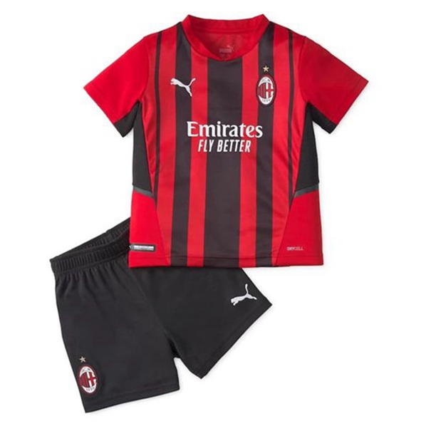 AC Milan Fodboldtrøjer Hjemme Børn Kit 2021-22