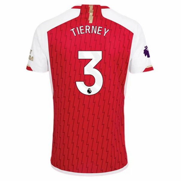 Arsenal Tierney 3 Hjemme Trøje 2023-2024