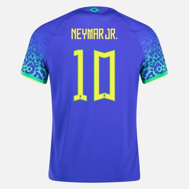 Brasilien Neymar JR 10 Ude Landsholdtrøje 2022