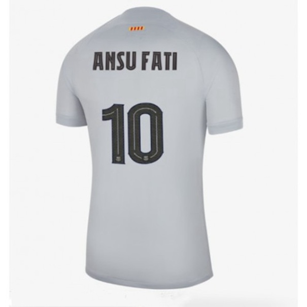 FC Barcelona Ansu Fati 10 Tredje Trøje 2022 2023