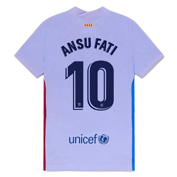 FC Barcelona Ansu Fati 10 Ude Trøje 2021 2022