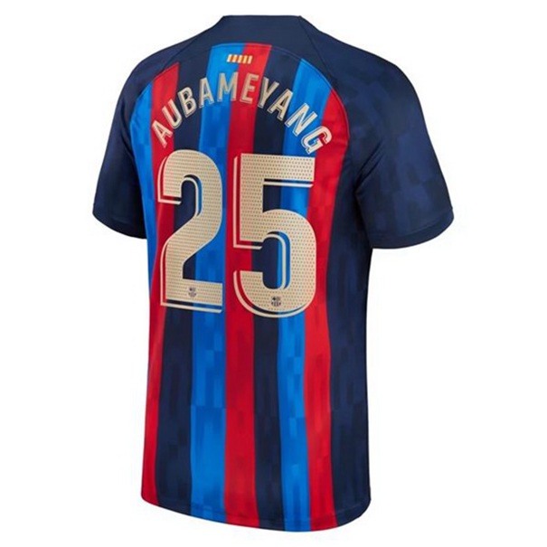 FC Barcelona Aubameyang 25 Hjemme Trøje 2022-23