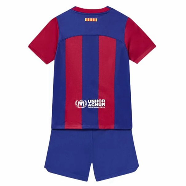 FC Barcelona Fodboldtrøjer Hjemme Børn Kit 2023-2024