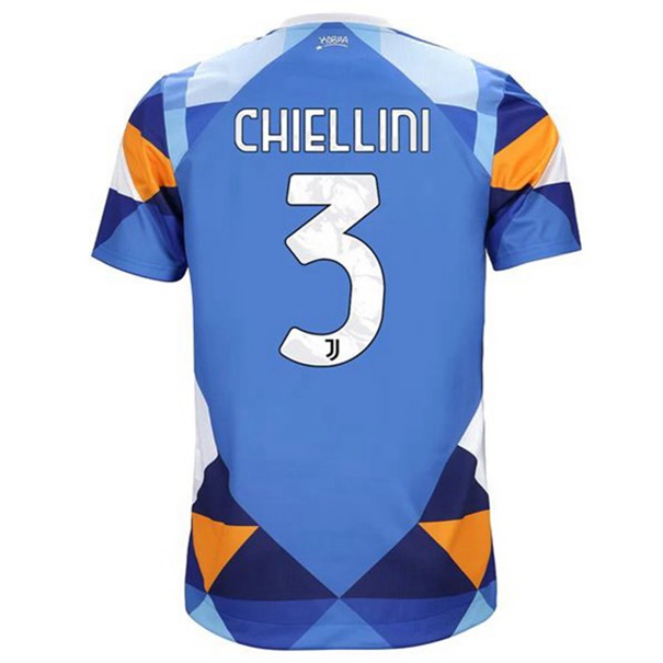 Juventus Giorgio Chiellini 3 Hjemme Trøje Fourth 2022-23