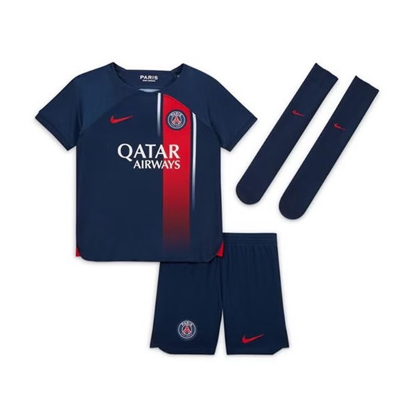 Paris Saint Germain PSG Fodboldtrøjer Hjemme Børn Kit 2023-2024